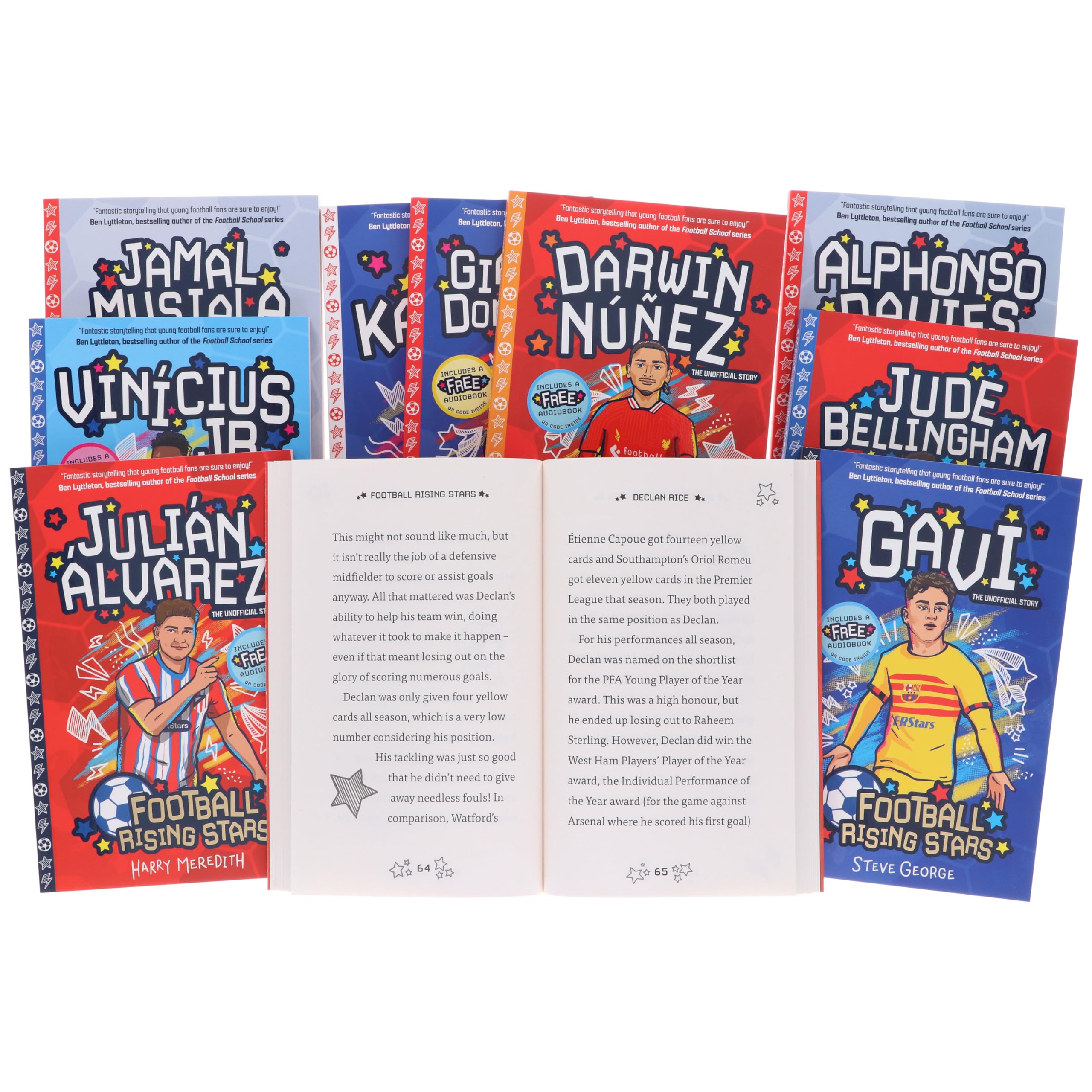 Football Rising Stars Volume 2: 10 Book Collection
