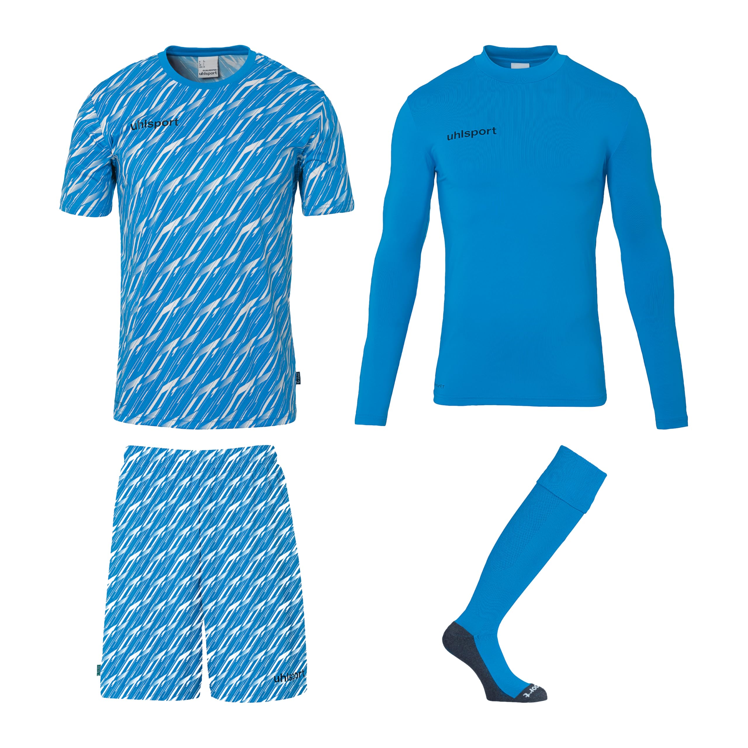 uhlsport Progressive Conjunto de Ropa de Portero Camiseta de Portero Hombre (Pack de 4)