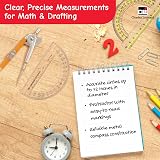 Charles Leonard Ball Bearing Compass and 6 Inch Protractor Combo Set, Metal/Clear Plastic, Assorted Colors, 1 Combo Pack (80960) – view 4