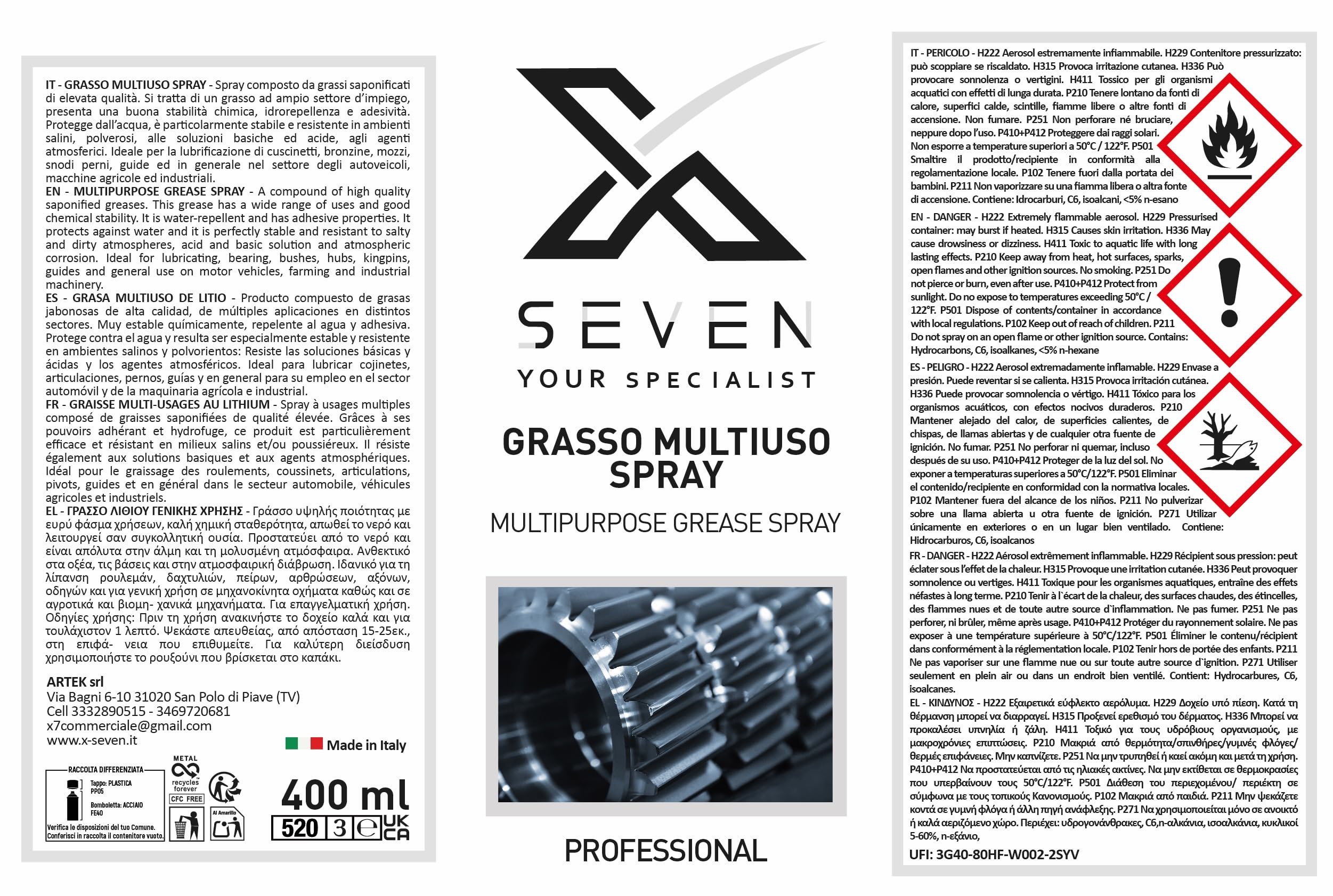 Grasso Multiuso spray