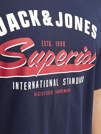 JACK & JONES Male T-Shirt Logo T-Shirt