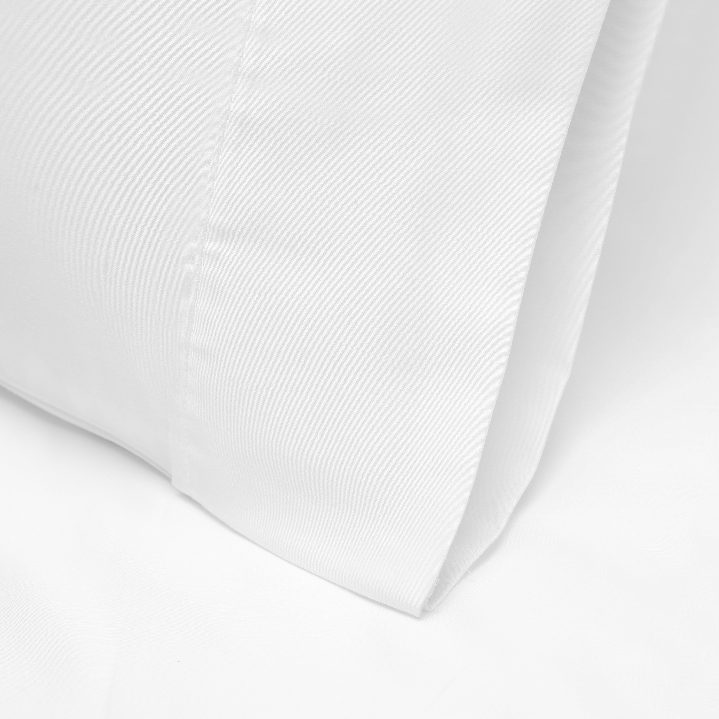 Parure de lit respirante lyocell blanc Superior taille standard pour des nuits fraîches