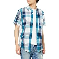Amazon Essentials Camicia in Popeline a Maniche Corte Regular Fit Uomo