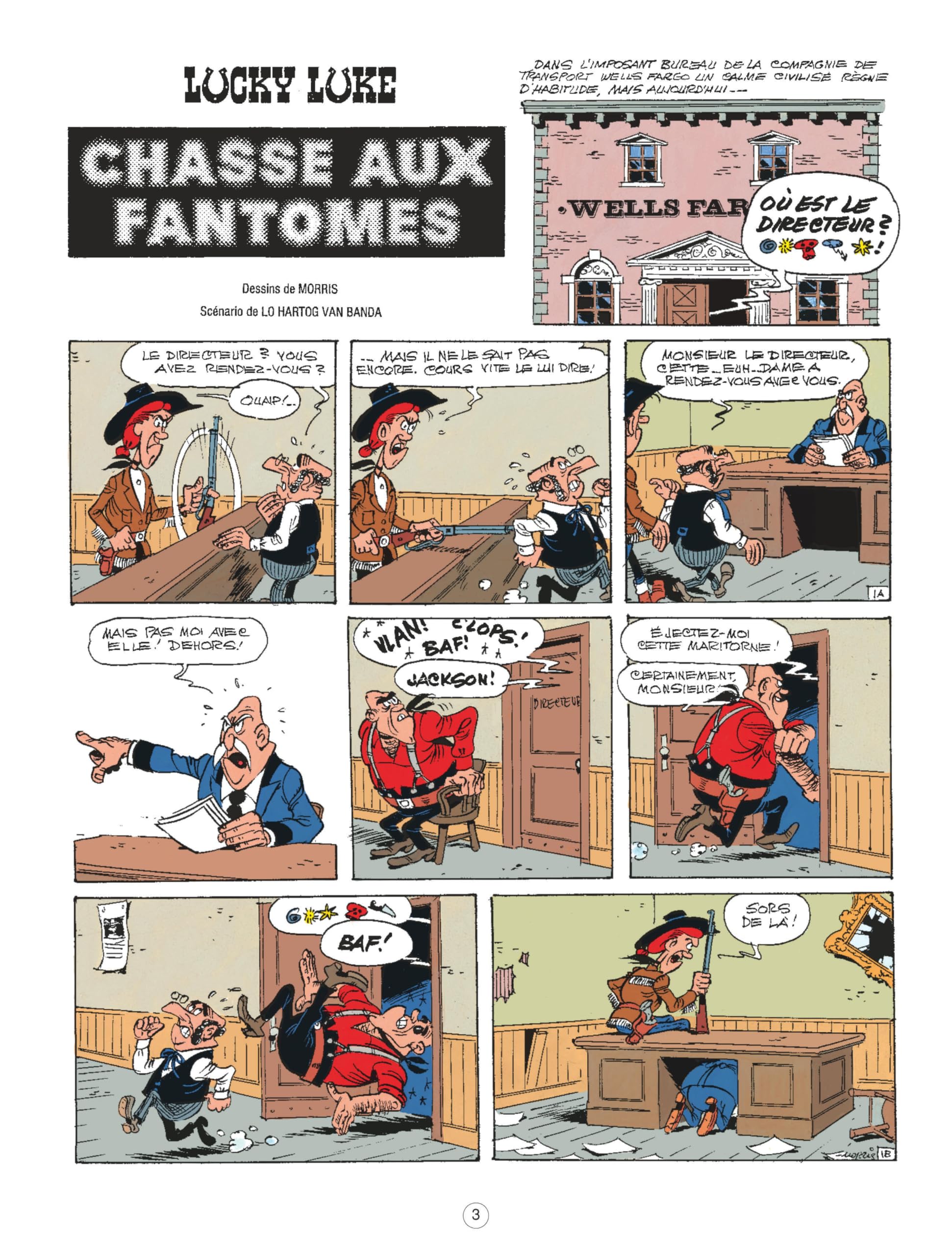 Lucky Luke - Tome 30 - Chasse aux fant�mes Van Banda and Morris - PT01