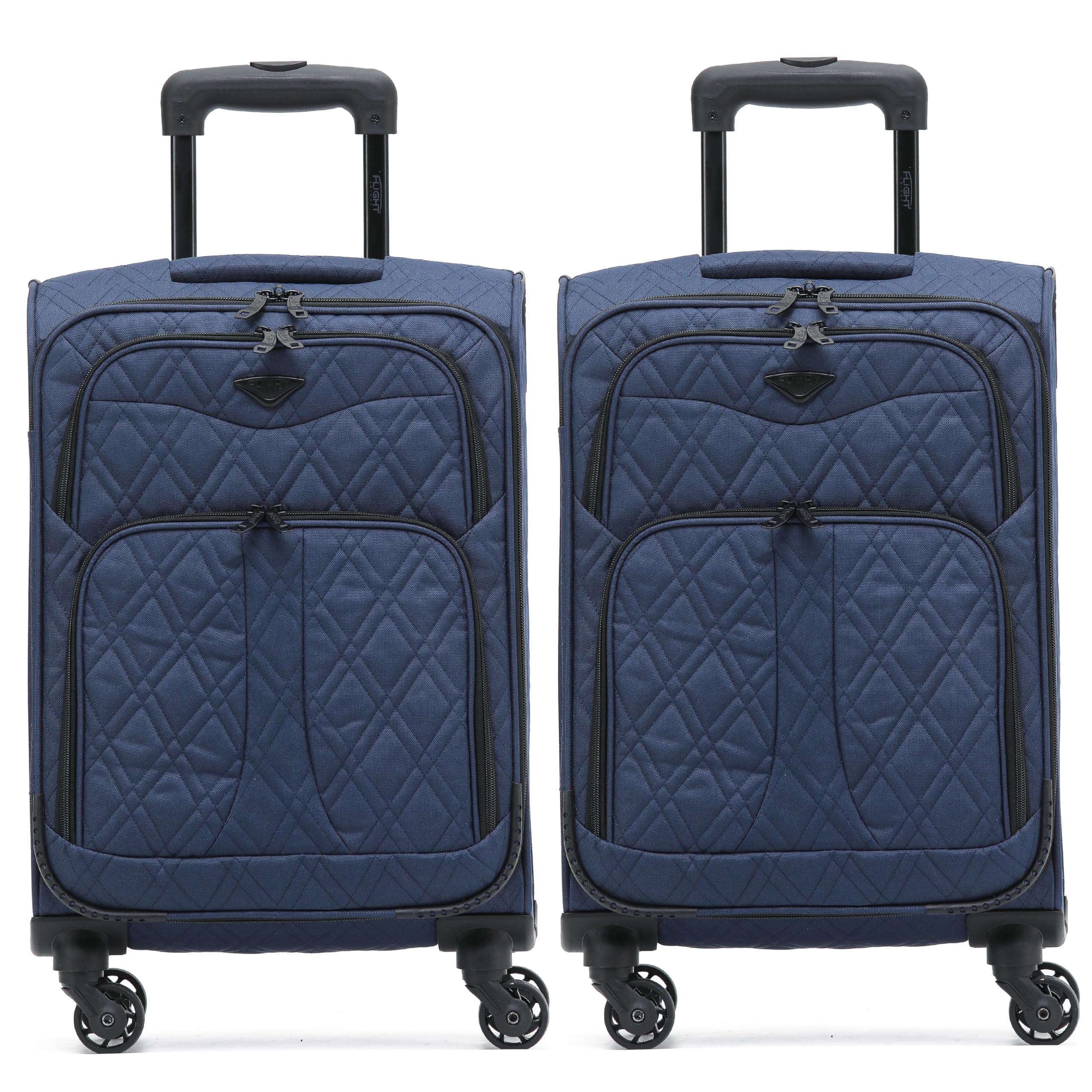 Flight Knight Lightweight 4 Wheel 800D Soft Case Suitcases Anti Crack Cabin & Hold Luggage Options Approved for Over 100 Airlines Including easyJet, BA & Many More! — view 62