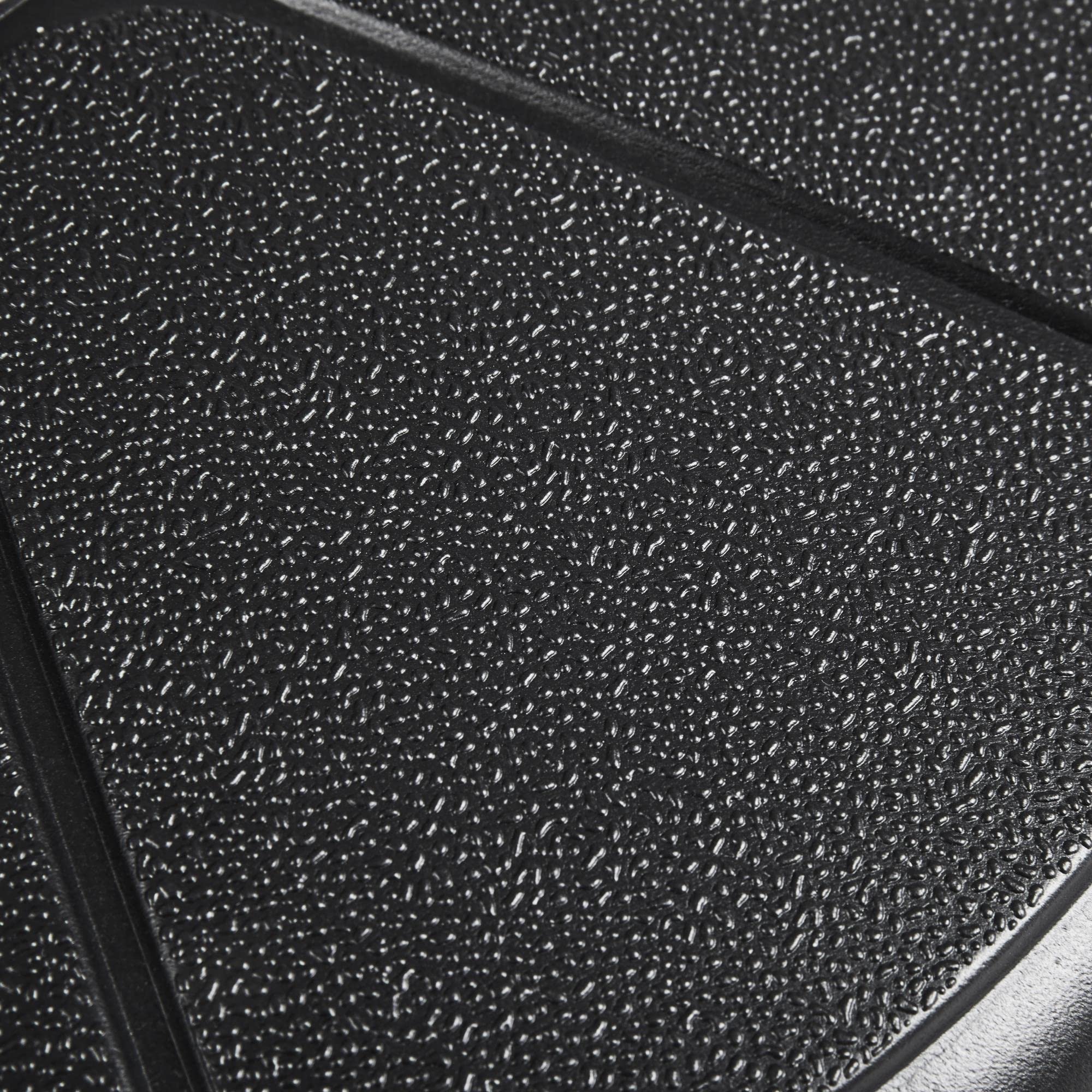 Yaheetech 38/48mm Base de Sombrilla Redonda con 36kg Arena /22kg Agua Negro | Pie para Sombrilla Rellenable, Resistente, HDPE Ligera Ideal para Patio, Jardín, Terraza, Exterior 46x46x33cm