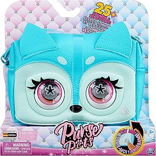 Purse Pets, Fierce Fox Interactive with Over 25 Sounds and Reactions, Kids Toys for Girls Ages 5 and up