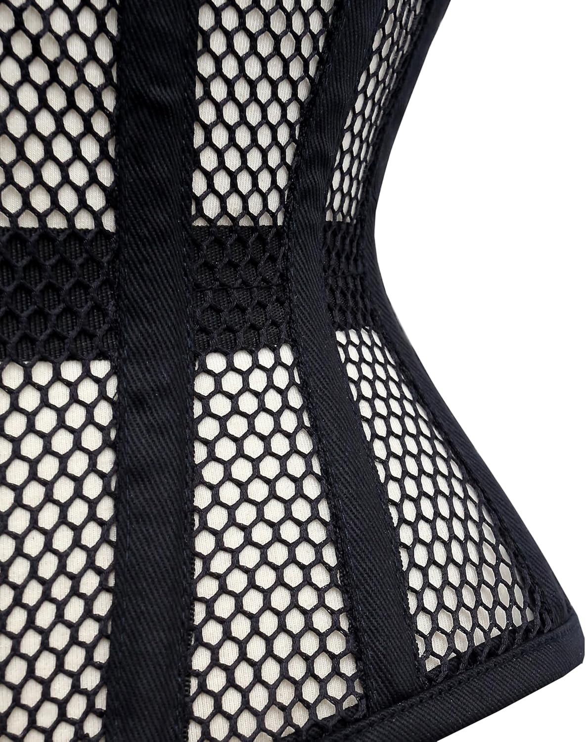 Dewans Corset Waist Training Steel Boned Corset Womens Underbust Waspie Corset Heavy Duty Corset