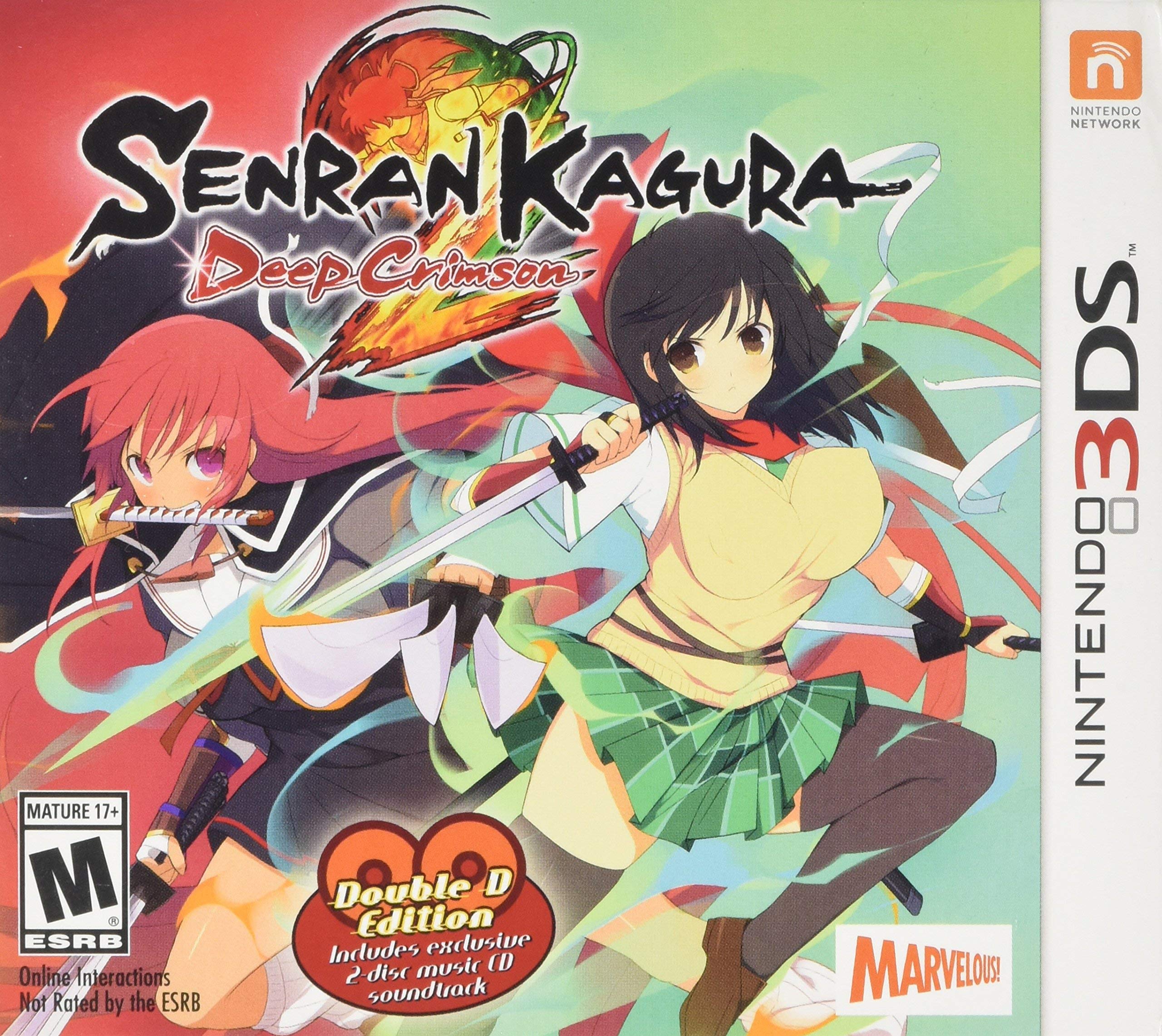 【未開封】Senran Kagura 2: Deep Crimson　限定版 Amazon.com: Senran Kagura 2: Deep Crimson - 'Double D' - Nintendo