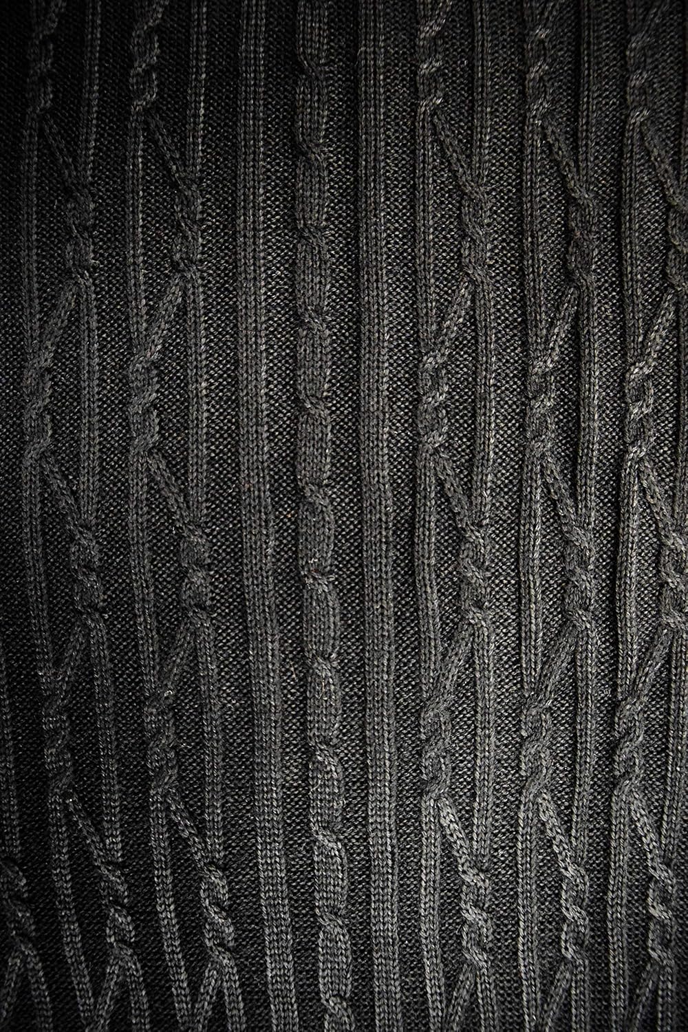 Vista 7 de STACY ADAMS Suéter de punto trenzado liso para hombre