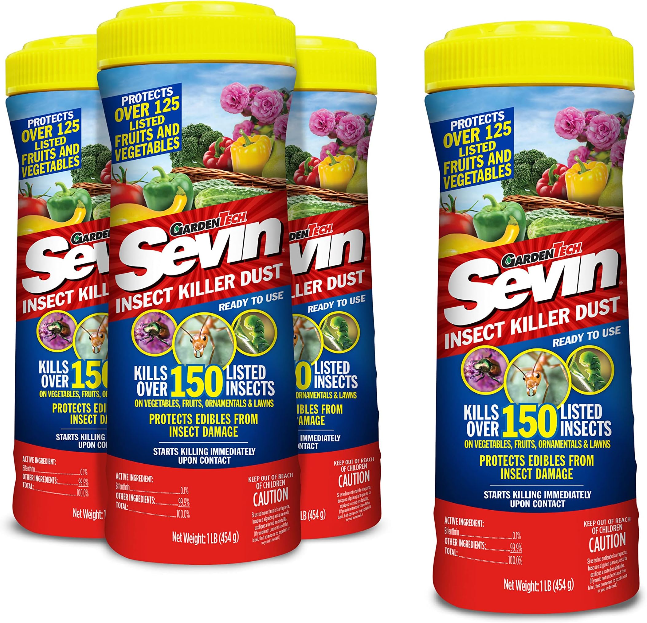 Sevin Insect Killer Dust 4-Pack 1 Pound