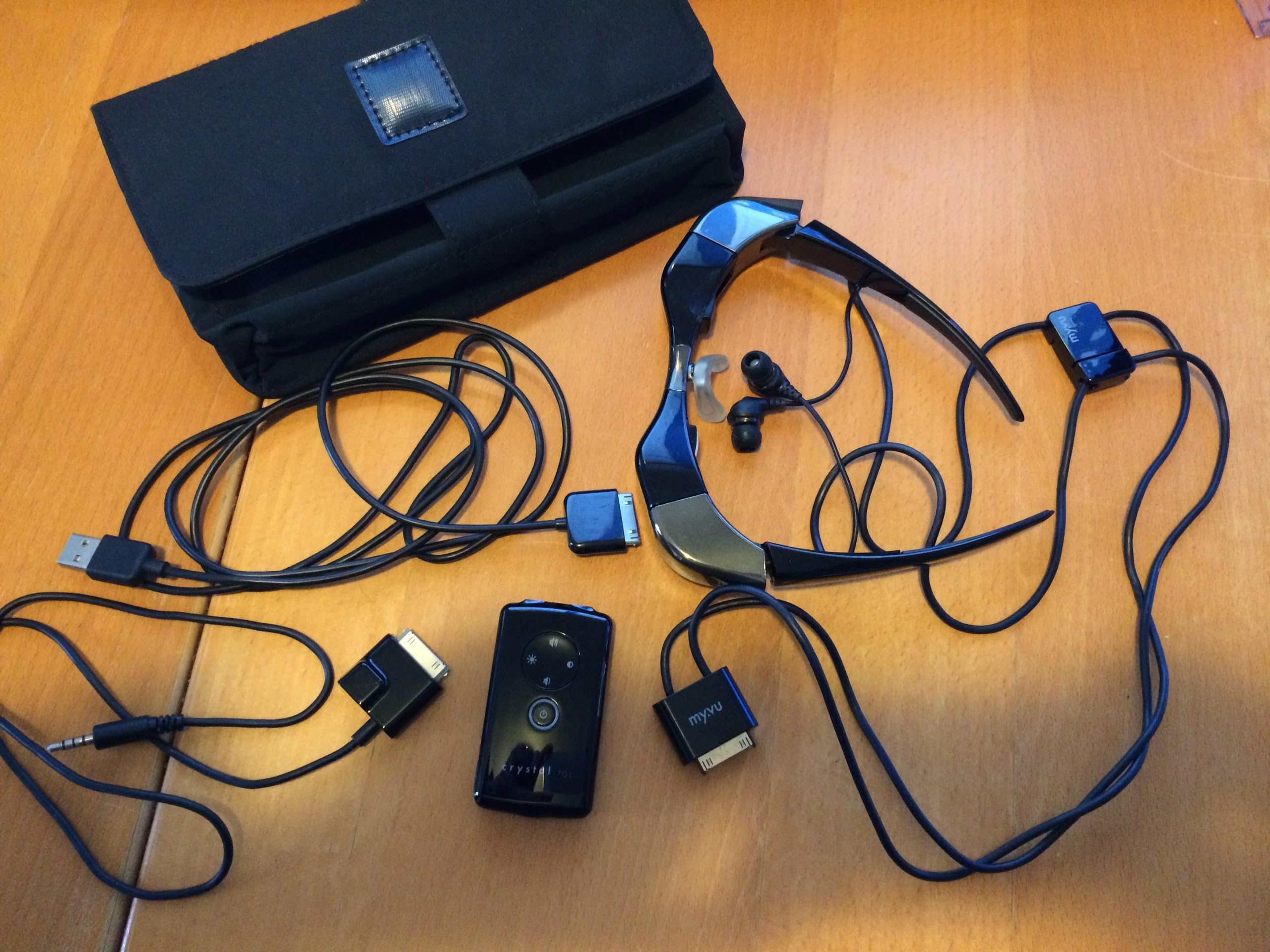 Myvu Crystal Personal Media Viewer, Made for iPod Edition (Black)