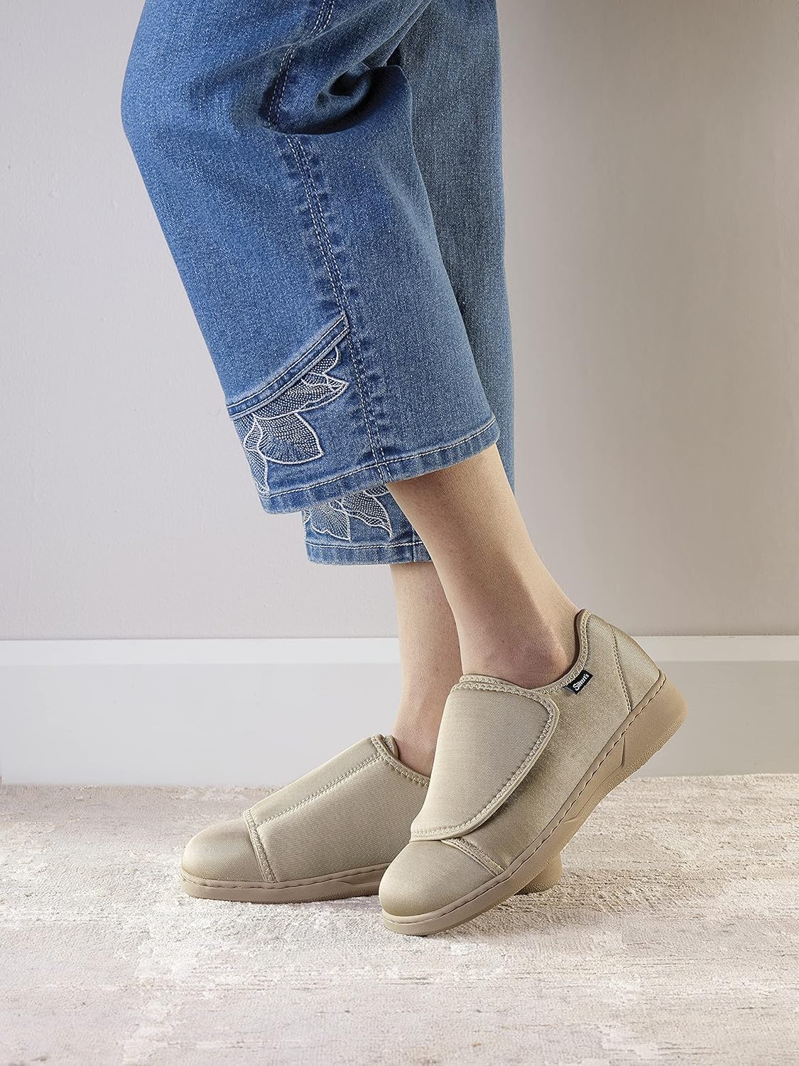 Silvert's Adaptive Clothing & Footwear Women’s Ultra Comfort Flex Neoprene Extra Wide Shoes for Seniors - Image 6