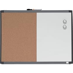Placas De Corcho Blanco Para Techos Nobo Pizarra Magnética Pequeña con Tablón de Corcho Incluido para la Pared de tu Casa u Oficina