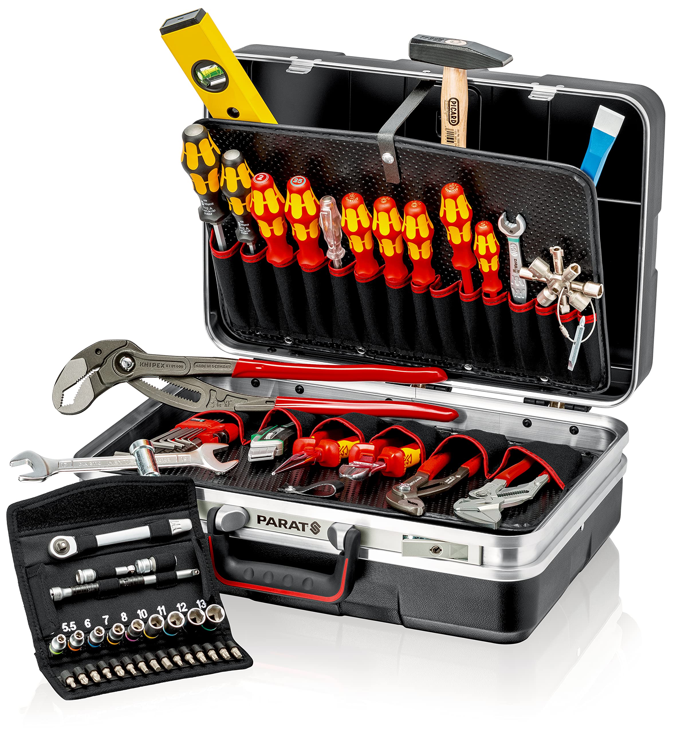 KNIPEX Werkzeugkoffer Vision27 Sanitär 52-teilig 200 mm, 00 21 21 HK S