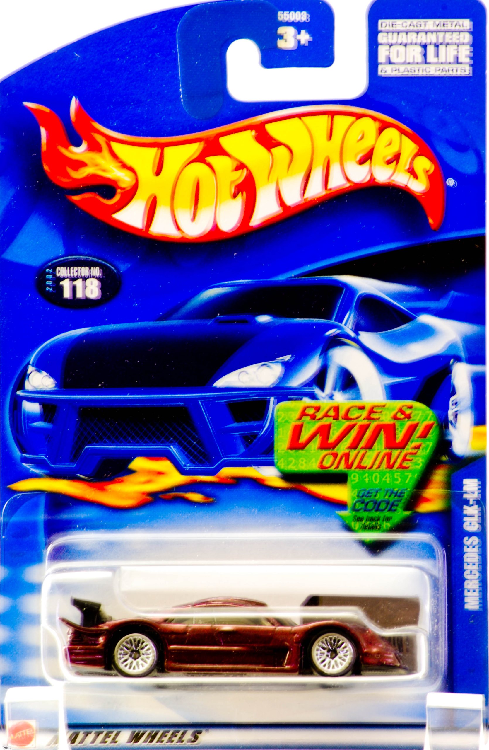 hot wheels mercedes clk lm