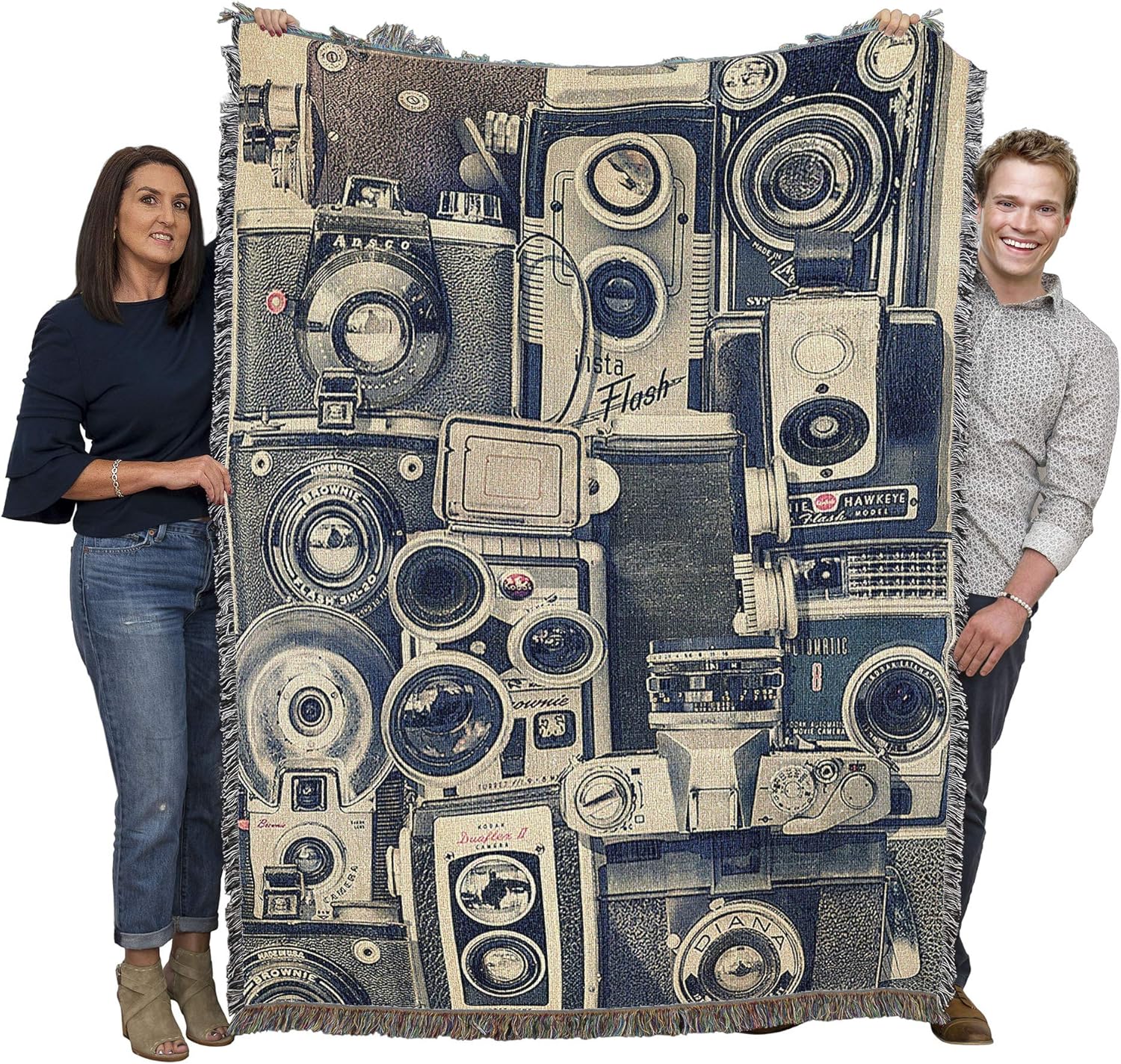 Pure Country Weavers Vintage Cameras Blanket by Thomas