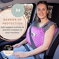 Vista 3 de MOYOAMA Almohada Post Mastectomía – Kit de protección de 4 piezas con 2 paquetes de gel y bolsa de drenaje de ducha – Imprescindible para cirugía