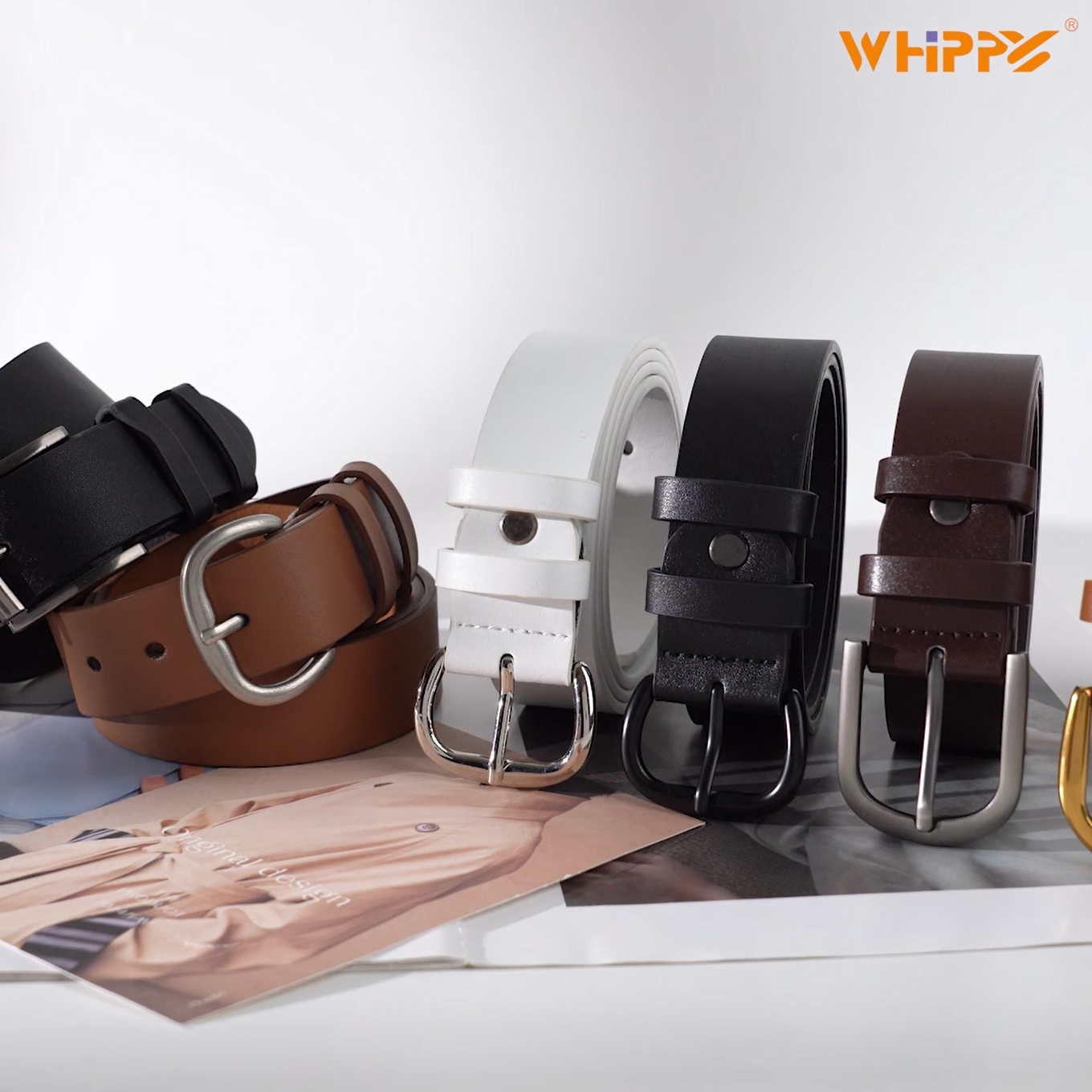 3945 Fashion Womens Leather Belts,wide Waist Belt With Pin Buckle For Jeans Fashion Womens Faux Leather Belts Waist Belt with Pin Buckle  main image 2