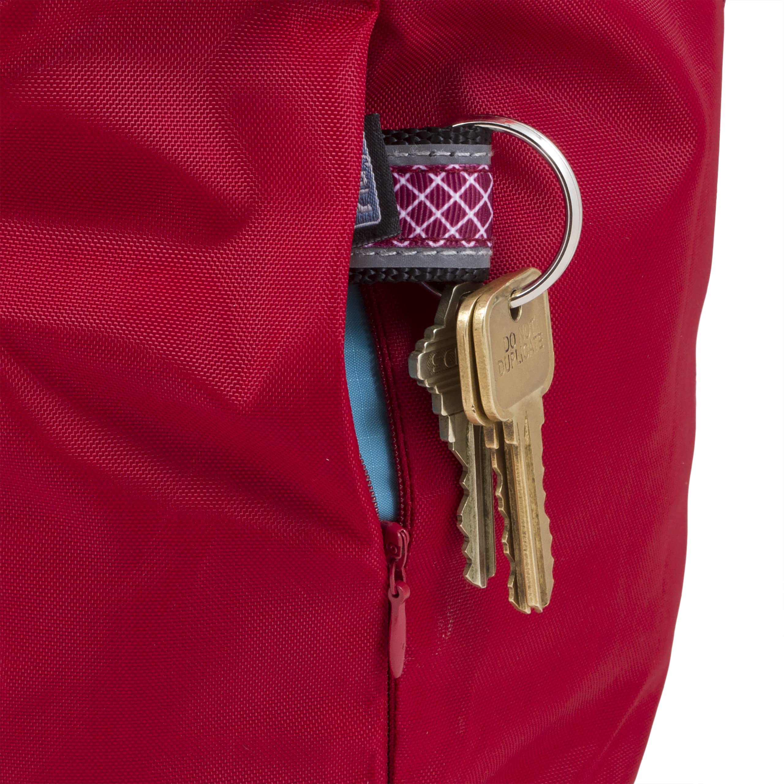 PetSafe Kurgo Kibble Carrier, 2,3kg, Rojo Chili | Contenedor Portátil de Comida Seca, Ideal para Viajes y Camping, Diseño Compacto