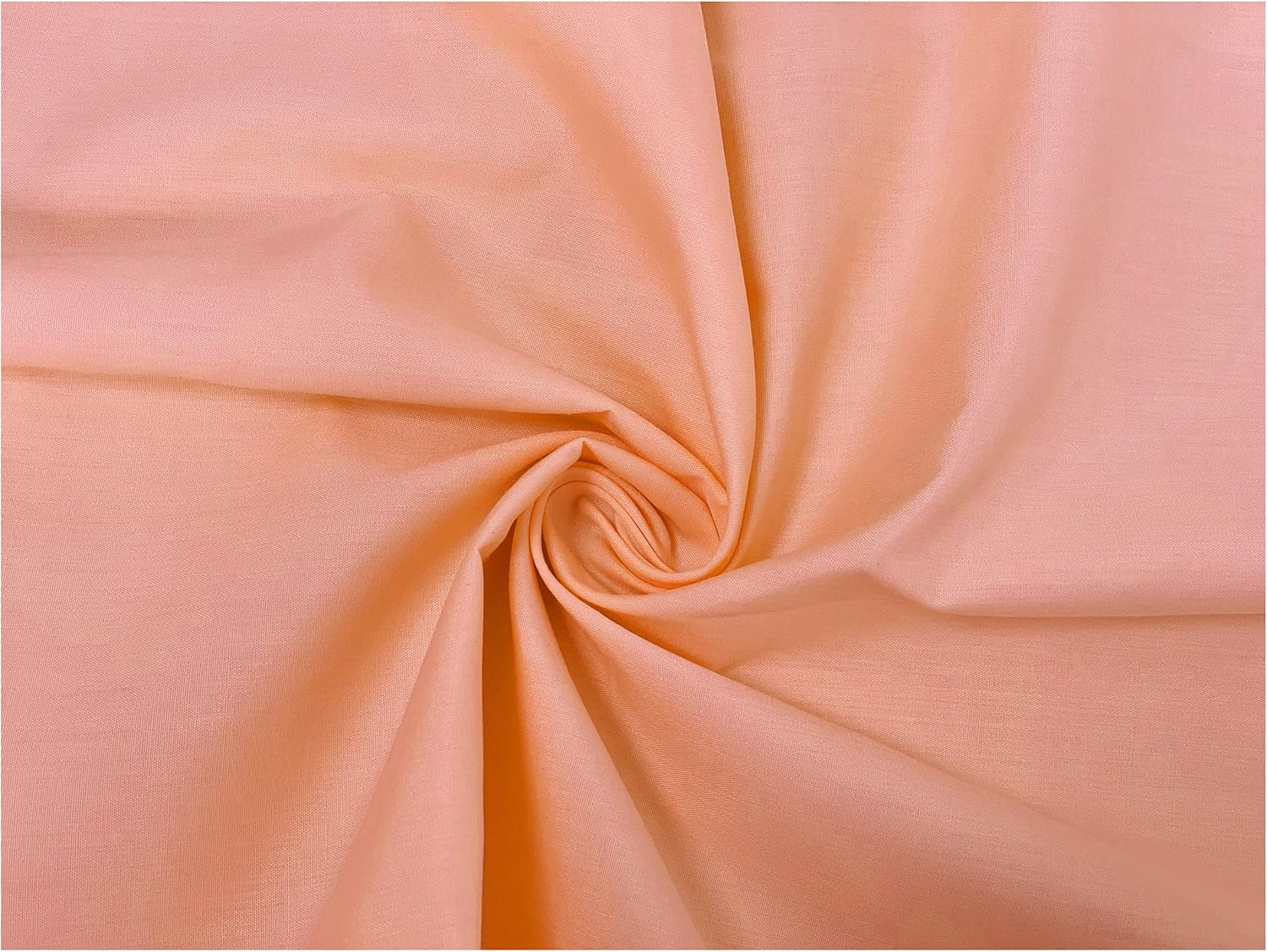 Salmon Plain Polycotton Fabric Material Poly Cotton Dress Craft Material 45" Wide - Pre Cut Sizes 200cm x 114cm (79" x 45")