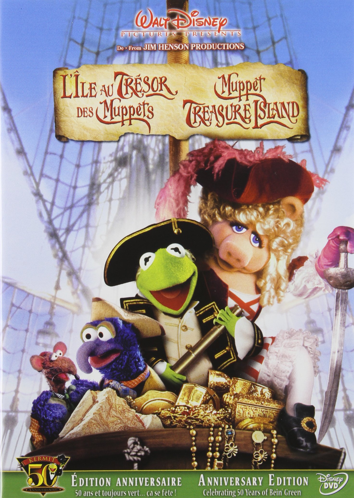 The Muppets: Muppet Treasure Island (Version française) [DVD]