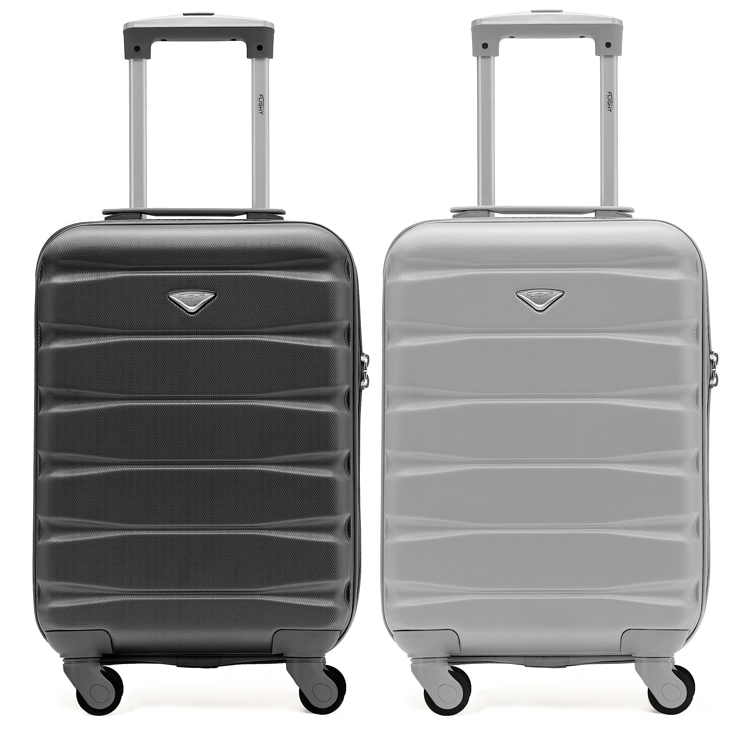 Flight Knight Suitcase Set of 2 Lightweight 4 Wheel ABS Hard Case Cabin Carry On Hand Luggage Approved for Over 100 Airlines Including easyJet, British Airways, Ryanair & Many More 55x35x20cm — view 35