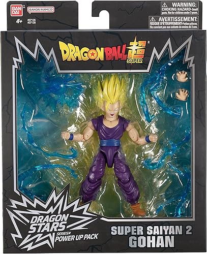 Miniatura 12 de Dragon Stars Series - Dragon Ball Super - Super Saiyan 2 Gohan, Power Up Pack 6.5 pulgadas juego de figuras de acción