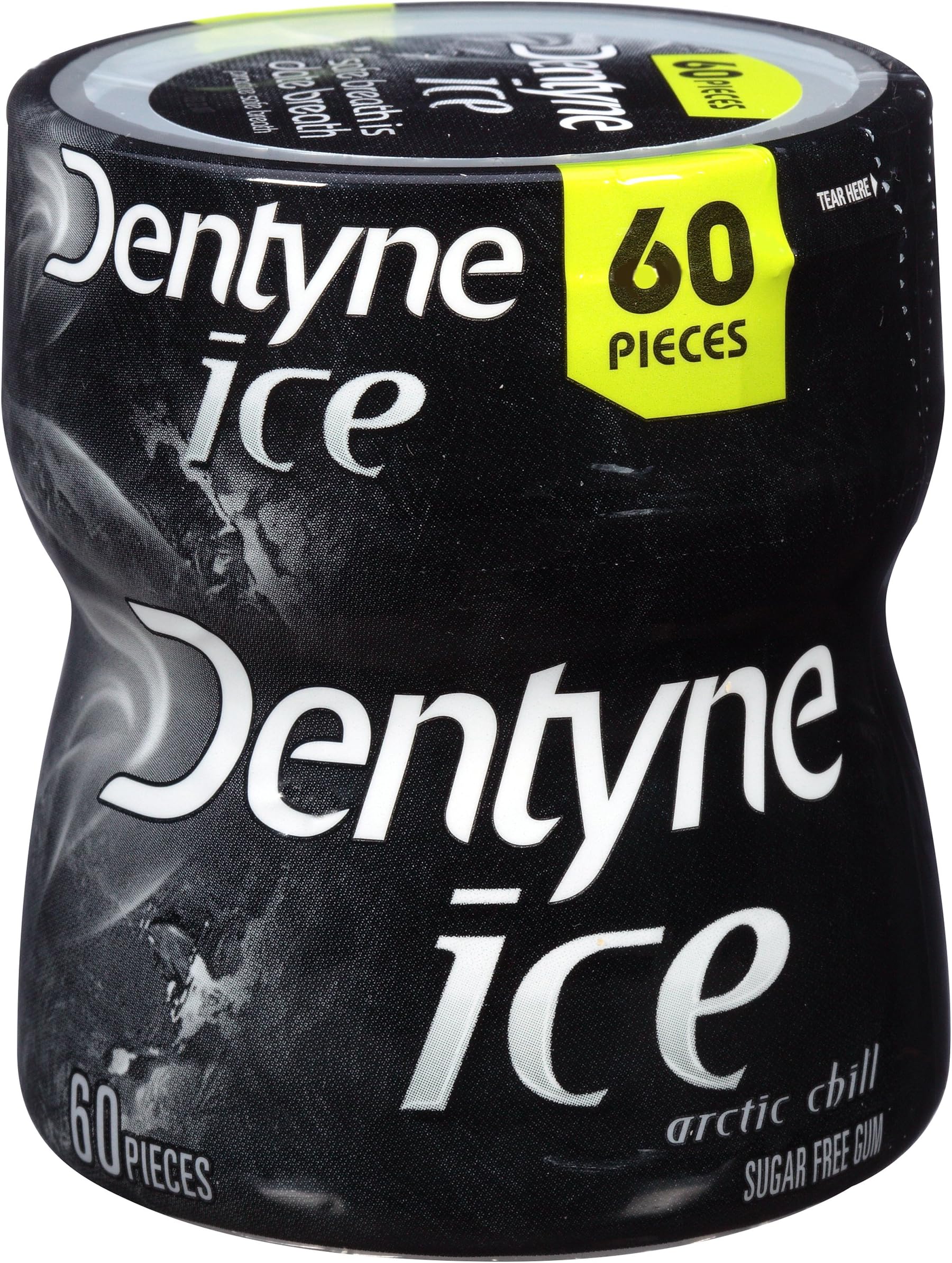 DentyneIce Arctic Chill Chewing Gum, 60-Piece Bottles (Pack of 12)