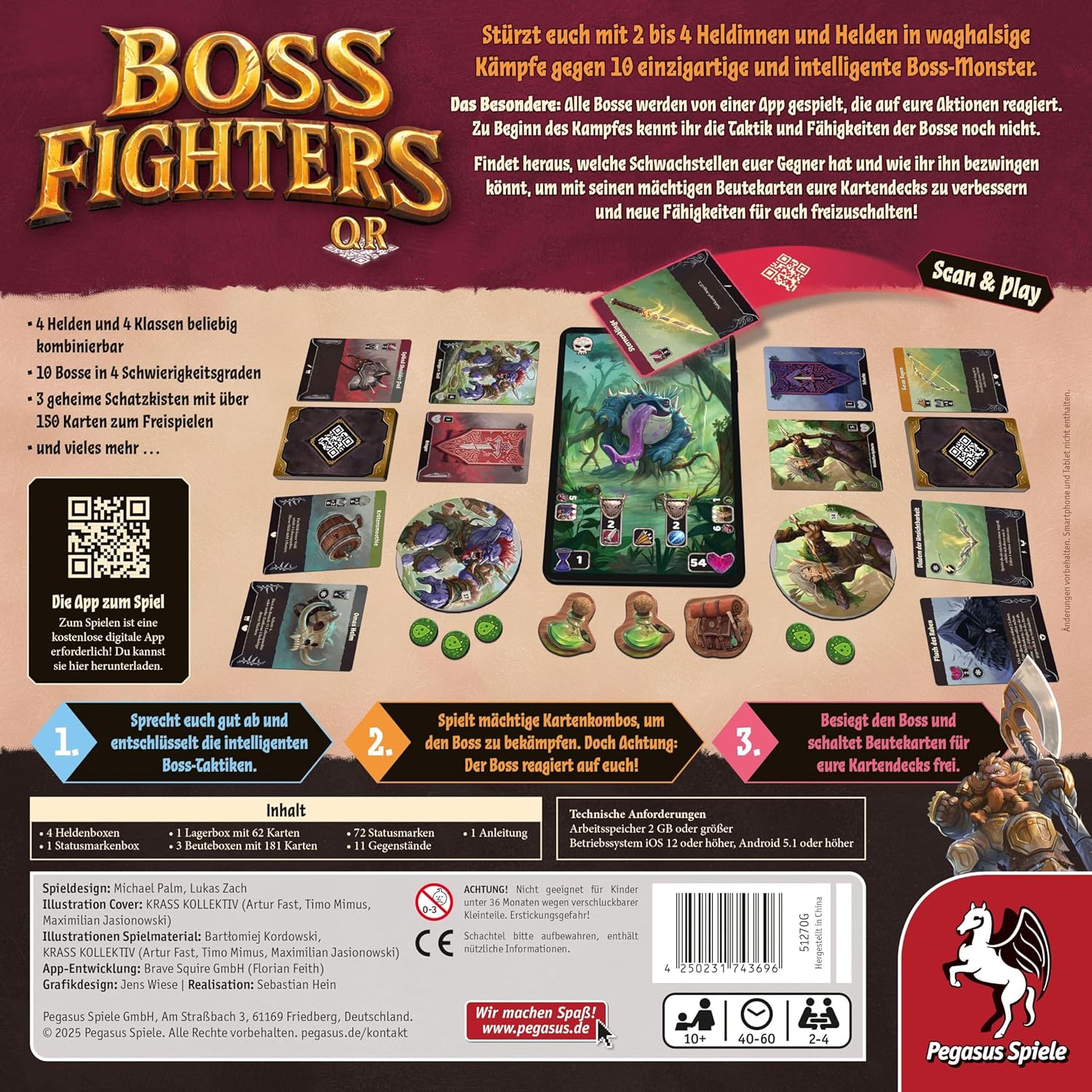 Pegasus Spiele Boss Fighters QR