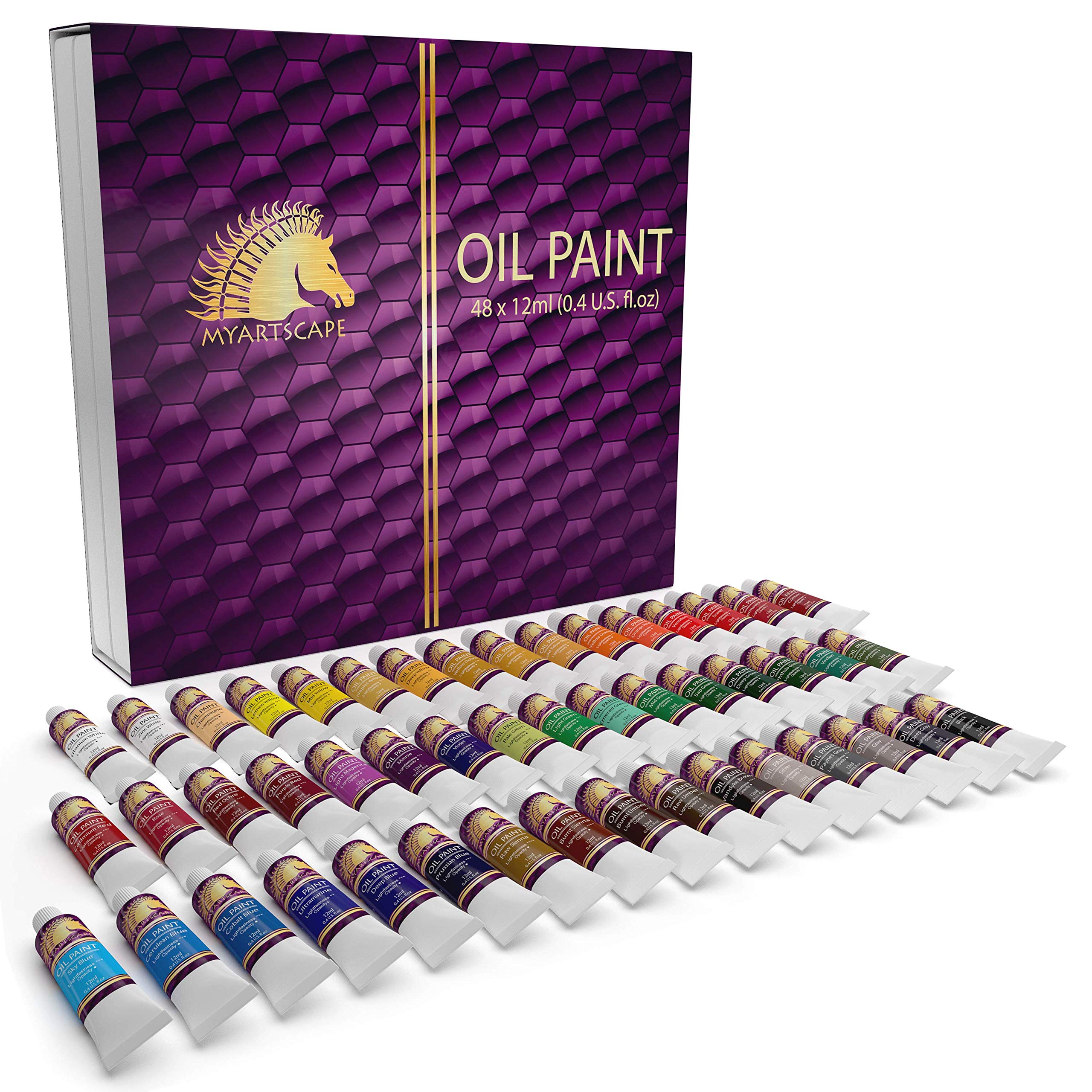 Oil Paint Set 12ml x 48 Tub...B076FRSRL7