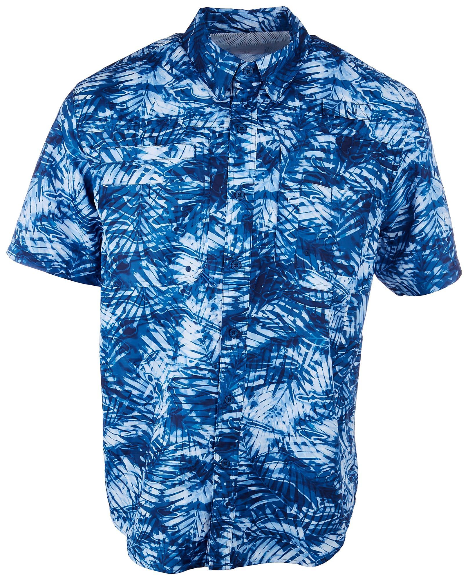 Reel Legends Men's Palm Print Shirt