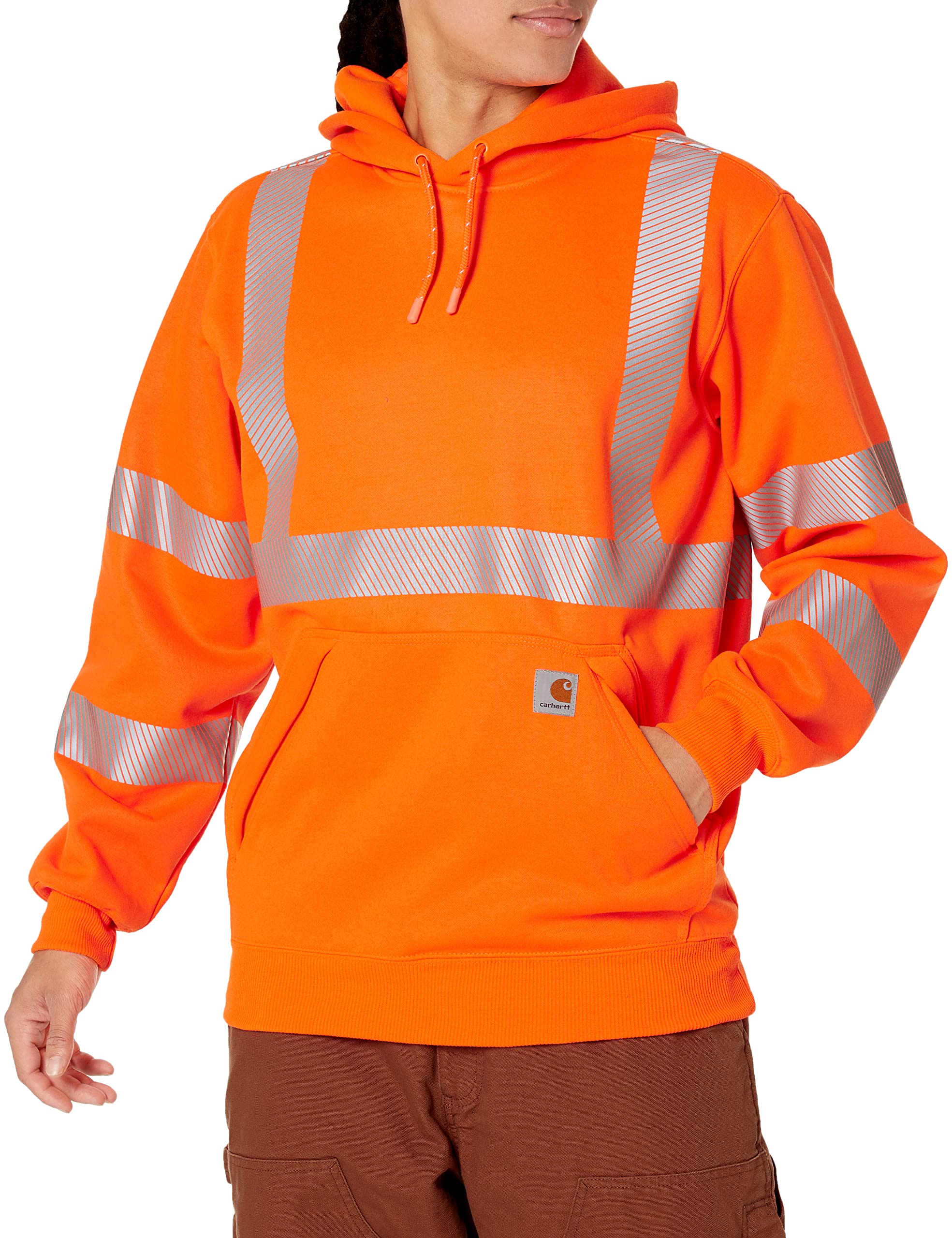 Carharttmens High-visibility Rain Defender Loose Fit Midweight Class 3 Sweatshirt Sweatshirt