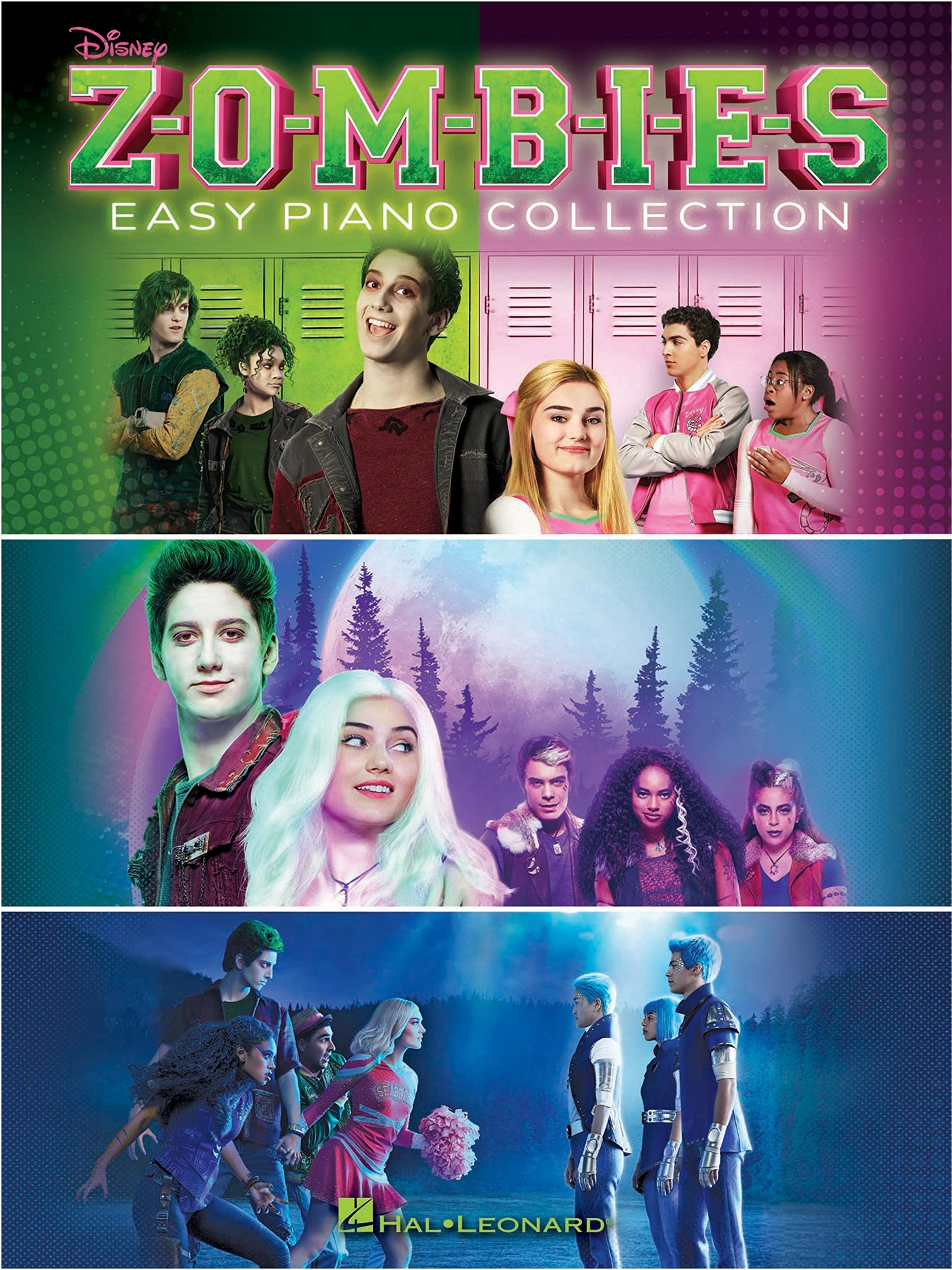 Zombies Easy Piano Collection cadeau idéal livre musique enfant fan Disney