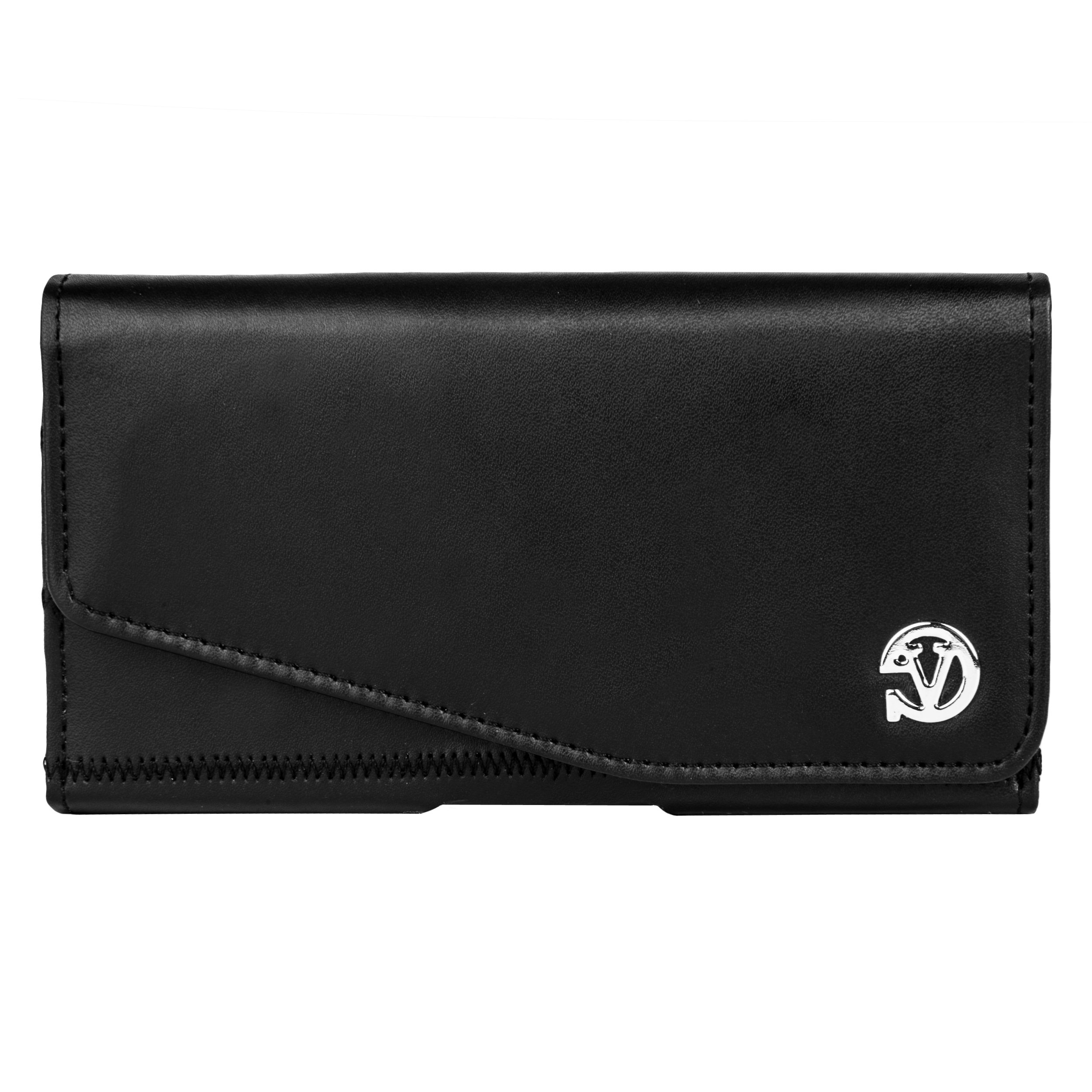 Hip Pouch Carrying Case Phone Holster with Clip for ZTE Blade 10 A7 Prime, Axon 10 9 Pro, Blade Max View Max 2s (Slant Design)