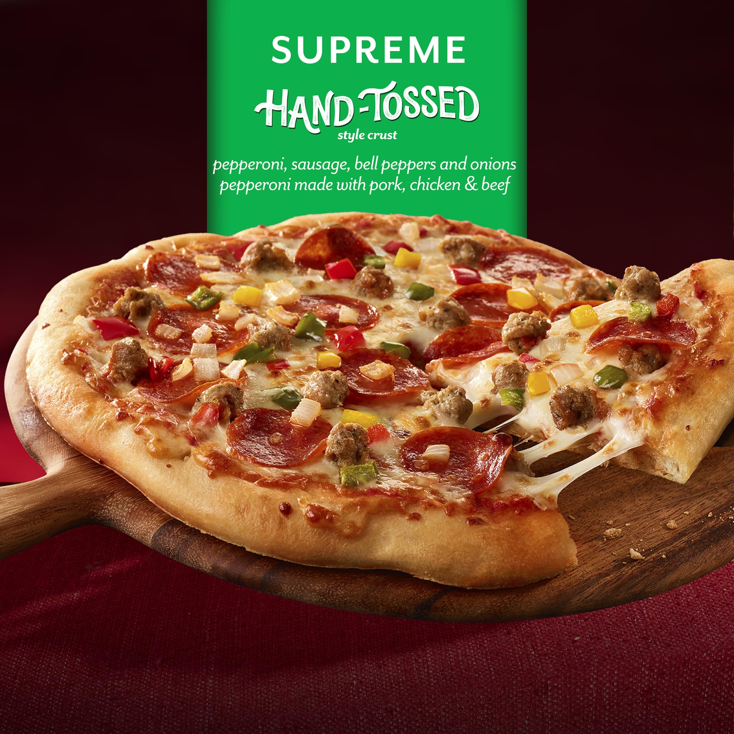 Amazon.com: Digiorno Frozen Pizza, Supreme Pizza Hand-Tossed Style