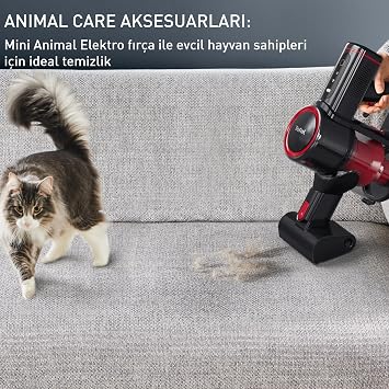 Tefal TY6T90TR X-Force Flex 8.60 Max Aqua 45 Air Watt Kablosuz Şarjlı Dikey Süpürge