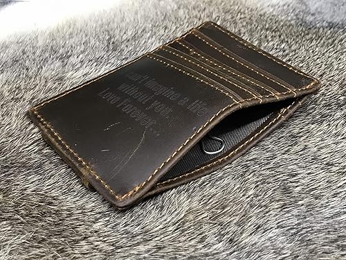 Miniatura 6 de Front Pocket Magnetic Money Clip, Personalized Magnetic Wallet, Slim Magnet Wallet, Card Holder For Men, Father Gift, Custom Wallet