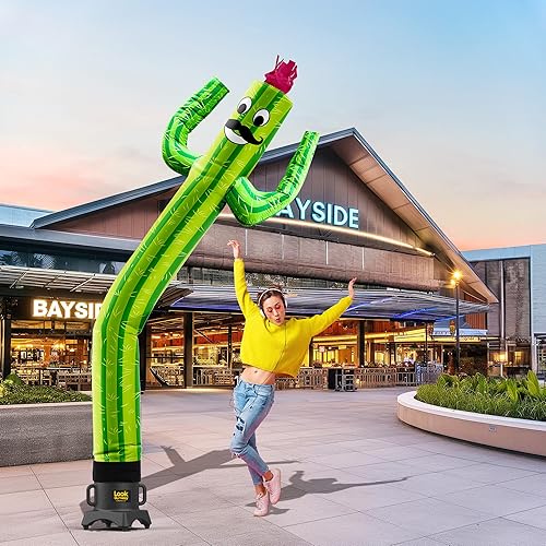 Miniatura 78 de LookOurWay Air Dancers Inflatable Tube Man Attachment - Wacky Waving Inflatable Dancing Tube Guy for Business Promotion - Blower Not Included