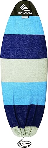 Tidal Wake TAG-IT Surf & Wake Board - Bolsa de calcetines con etiqueta de nombre incorporada, estilo de nariz redonda, 60 pulgadas, etiqueta tu