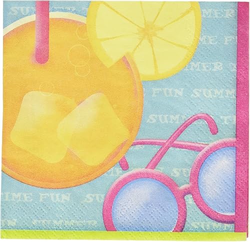 Pool Party Beverage Napkins, 16ct