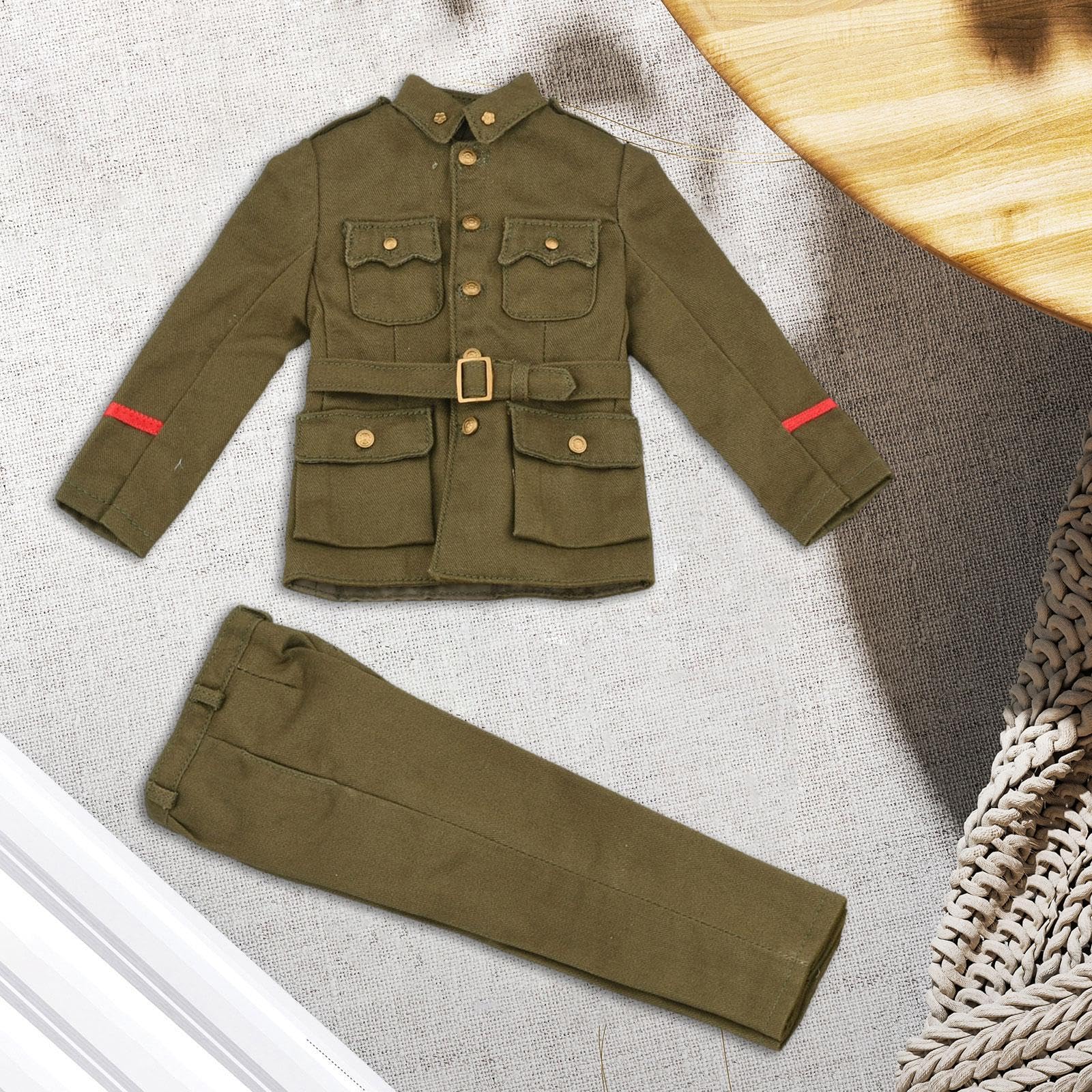 Kleidung für Actionfiguren im Maßstab 1:6 – Puppenkleidung und Spielzeug sind Geschenke für Kinder, die Actionfiguren lieben. Dieses Set aus Mantel und Hose im
