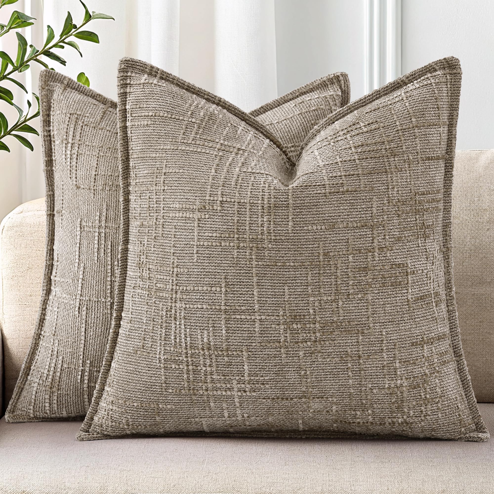 decorUhome Chenille Fall Throw Pillow Covers