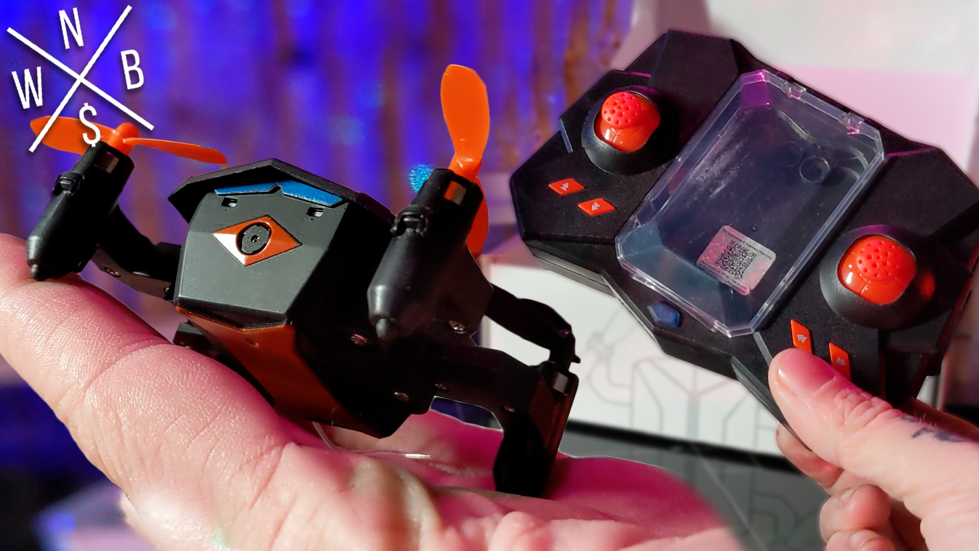 Watch ATTOP X-Pack 2 Mini Drone - Unboxing & Review on Amazon Live