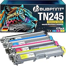 Bubprint TN241 TN245 4 Toner Cartridges Compatible with Brother TN-241 TN-245 for MFC-9332CDW DCP-9022CDW MFC-9142CDN DCP-9020CDW HL-3142CW HL-3150CDW MFC-9342CDW DCP-9017CDW HL-3152CDW MFC-9140 CDN