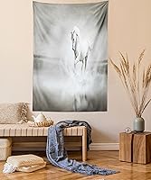 Vista 33 de Ambesonne Tapiz de palmera, impresión de imagen de atardecer tropical, estilo vintage, playa de verano, para colgar en la pared para dormitorio