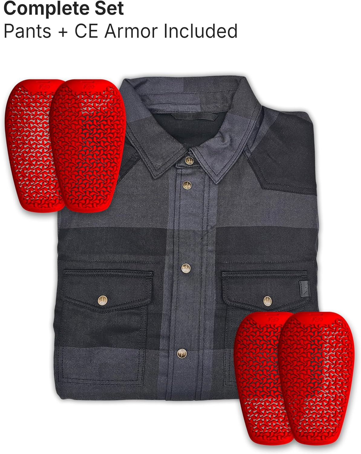 John Doe XTM Grey Black Big Block, мотоциклетная куртка, размер 3XL