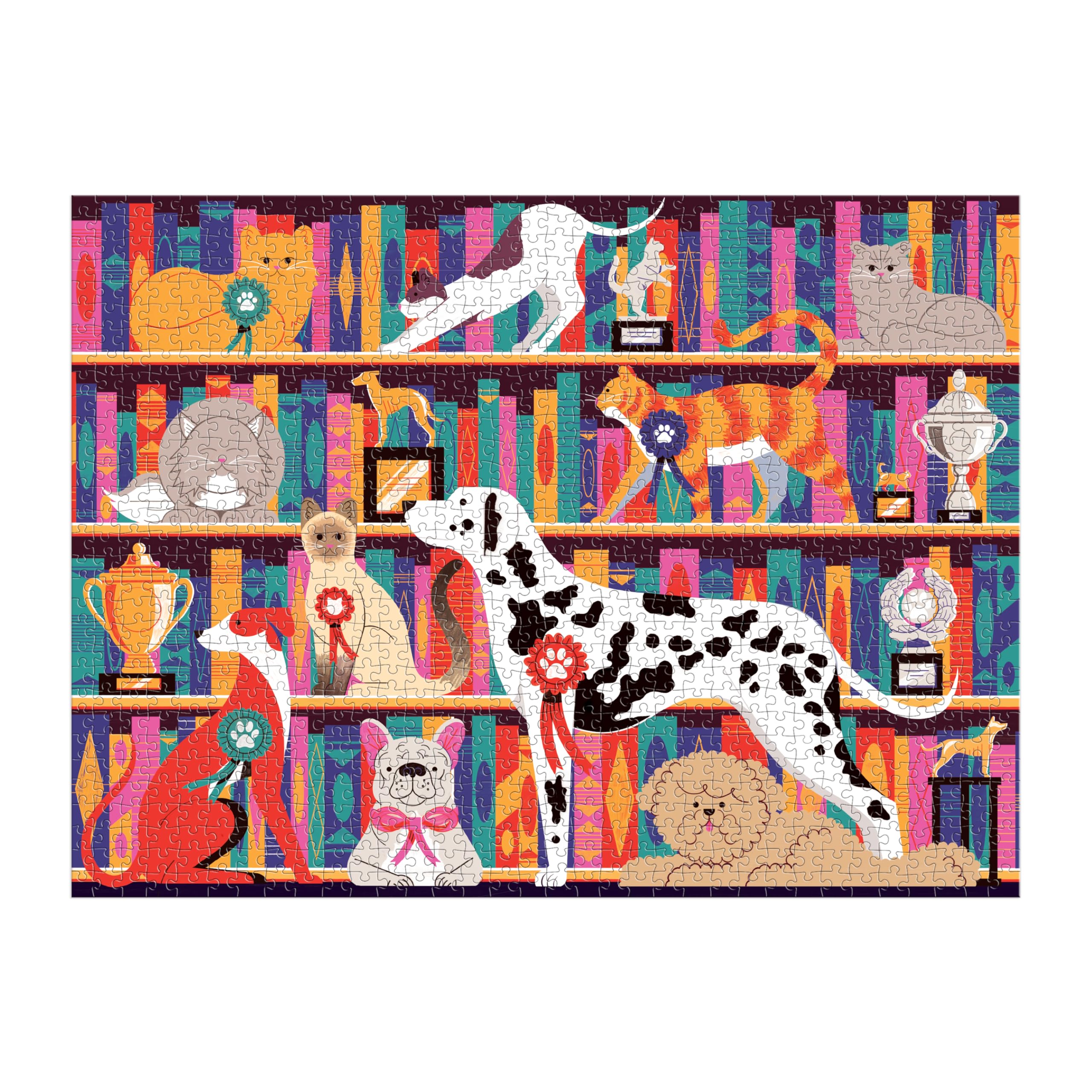 Amazon.com: Galison - Best in Show 1000 Piece Jigsaw Puzzle for