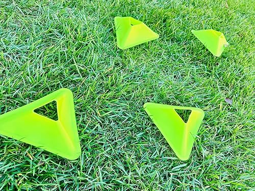 Miniatura 3 de Unicorn Co Premium Fútbol Fútbol Agilidad Plyometric Entrenamiento Triángulo Placa Conos 20pcs