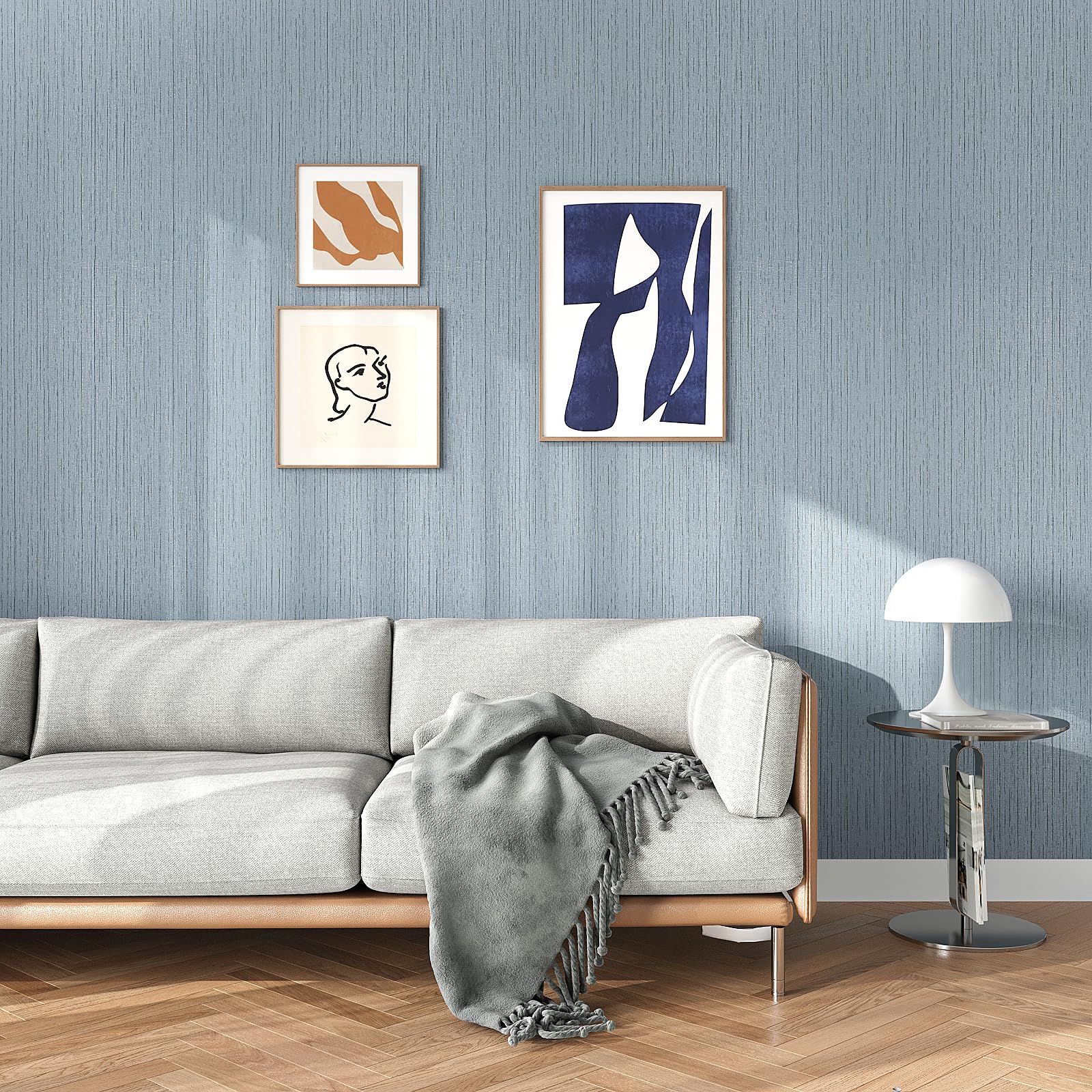 Decoratie plakfolie - 2x - grijs - 45 cm x 2 m - zelfklevend